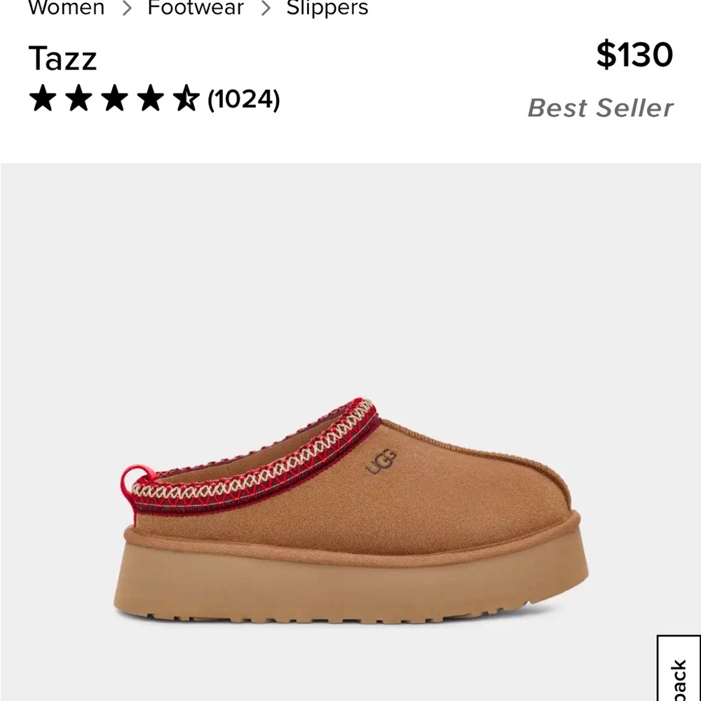 UGG Women’s Tazz Suede Slippers - Platforms